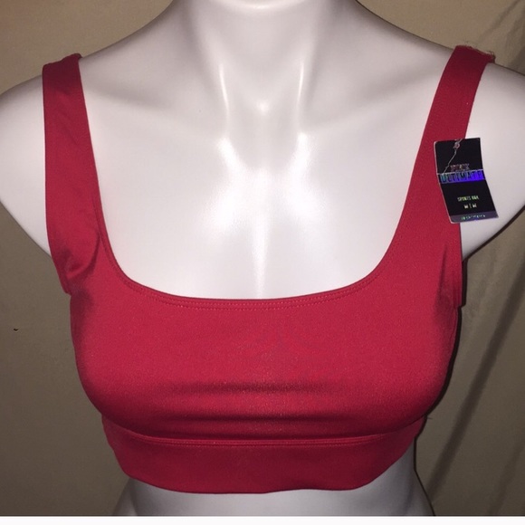 Z06 NWT Victoria’s Secret Scoop SportsBra Red Small - Picture 3 of 8